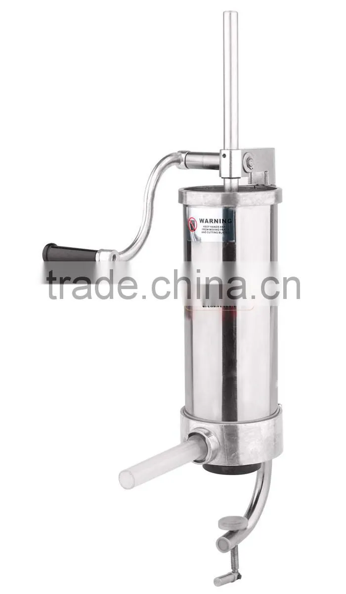 Home use hand operation stainless steel vegetarian meat sausage filler