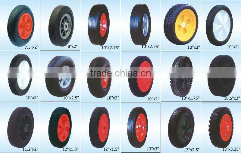 Solid Rubber Spoke Wheels 16"x4.00-8