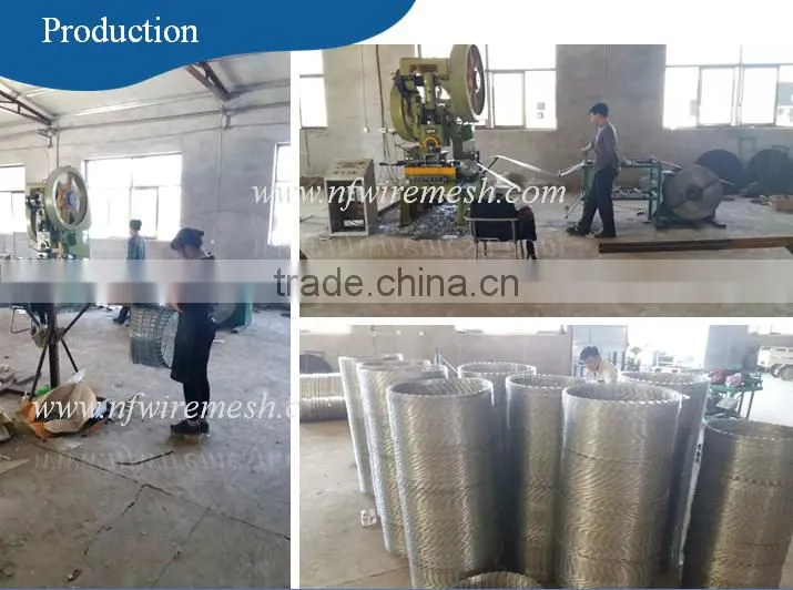 Diamond Hole/Square Hole galvanized and pvc concertina razor wire Fence (Guangzhou Factory)