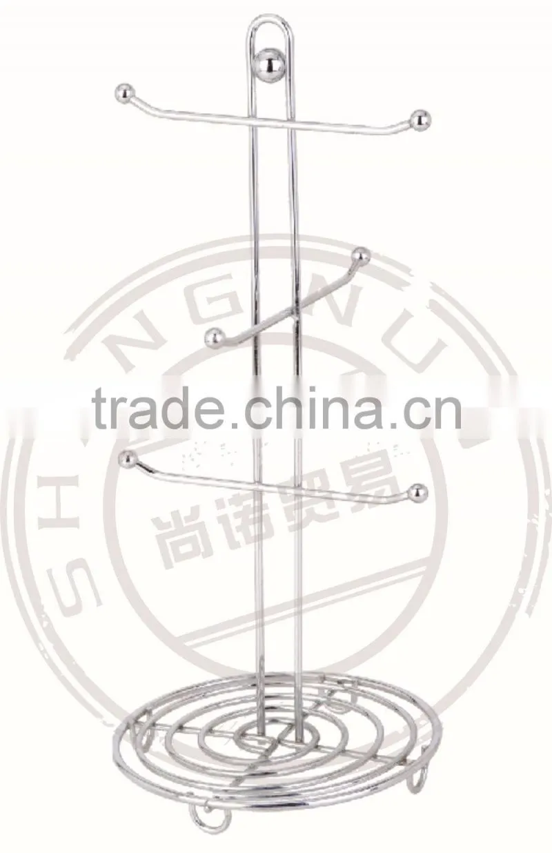 FDA wire hanging tea cup rack