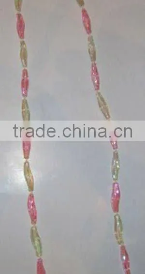 Plastic bead curtain