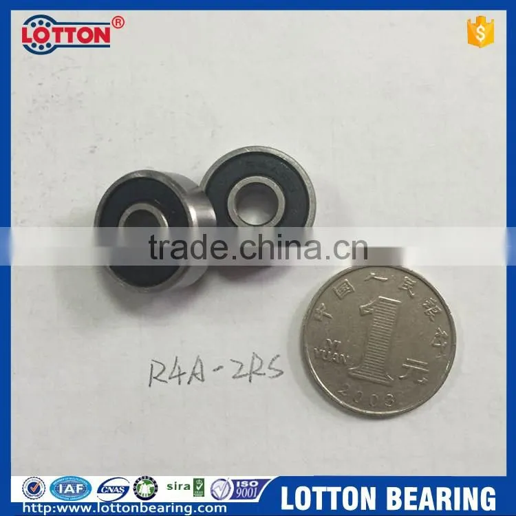 1/4"x3/4"x9/32" inch sealed ball bearing R4A-2RS