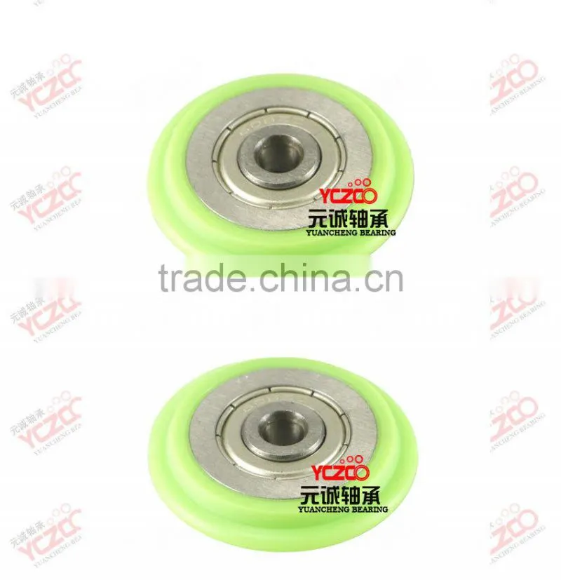 Popular wardrobe closet nylon running wheels for sliding door