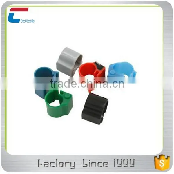 LF 125khz /134.2khz ABS material rfid animal tags for chicken pigeon tracking
