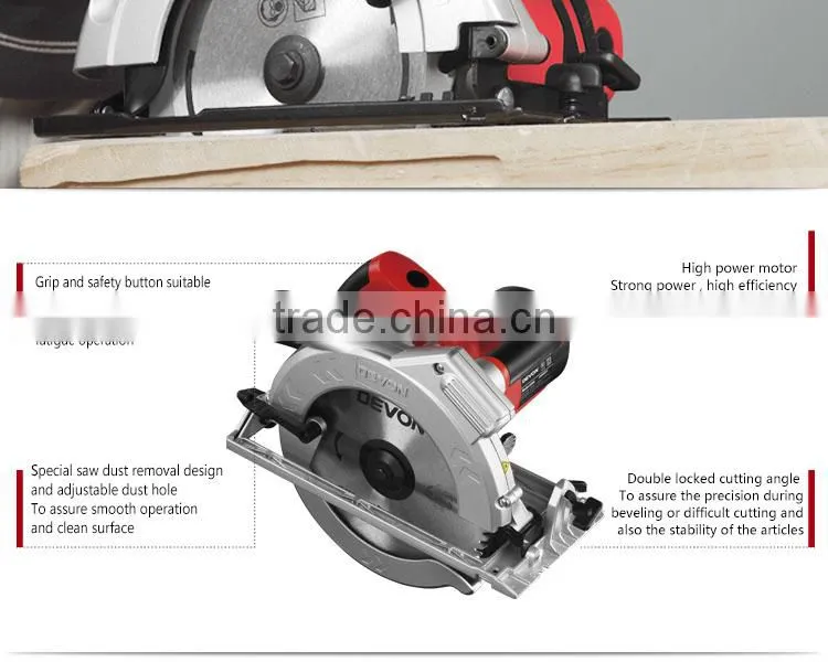 High Quality 235mm 2000w Aluminum Circular Saw Base Plate Electric Circular Saw 3266