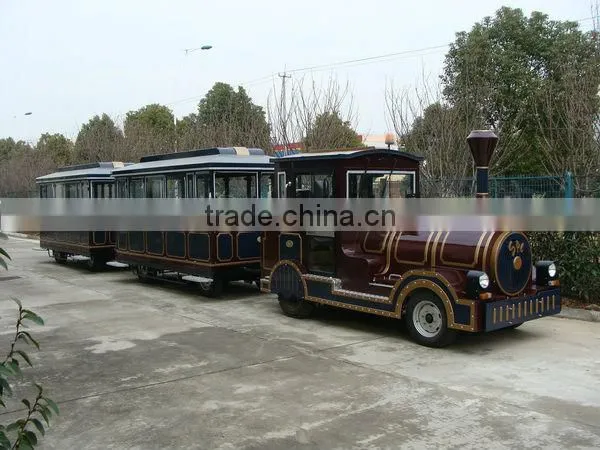 Diesel Power Amusement Park Trackless Tourist Fun Train