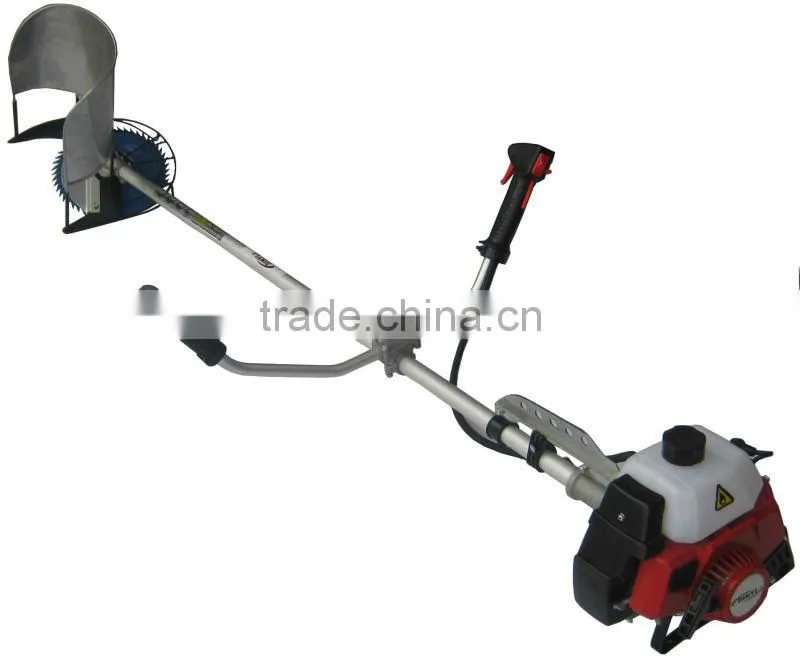 Gasoline engine powered small rice and wheat harvester