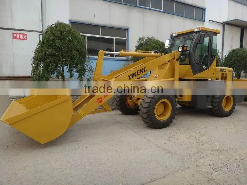 High dump mini loader for loading grain(900kg+1.5m3+Xinchai engine+Dumping height:4580mm)