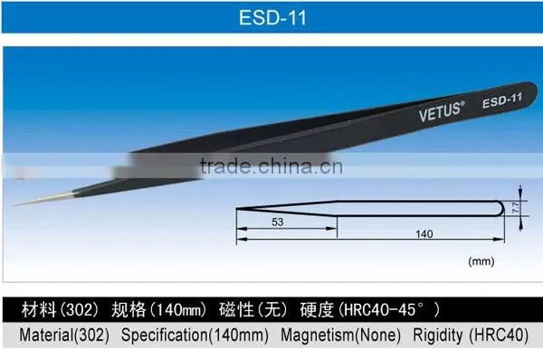 esd-15 esd smt tweezers