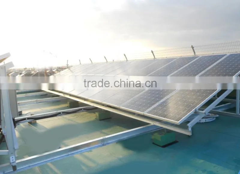 Great strength and easy install flat roof solar mounting stand