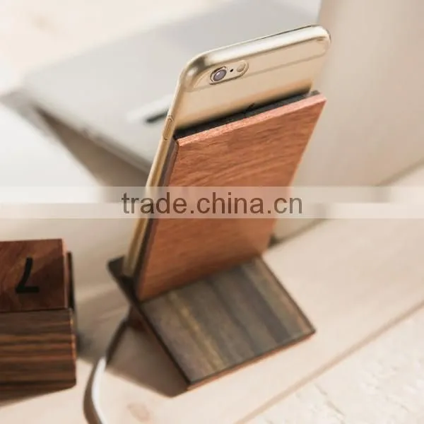 Boutique Solid Wood Mobile Phone Bracket, Wooden Smartphone Holder