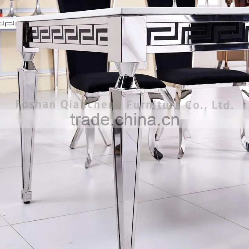 High quality modern marble dining table bedroom hotel dining set