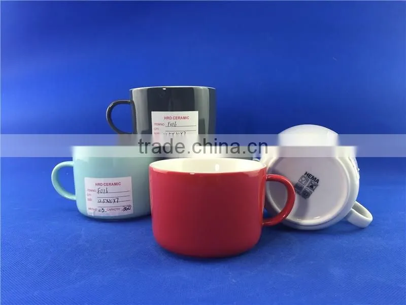 hot selling colorful kids coffee mugs