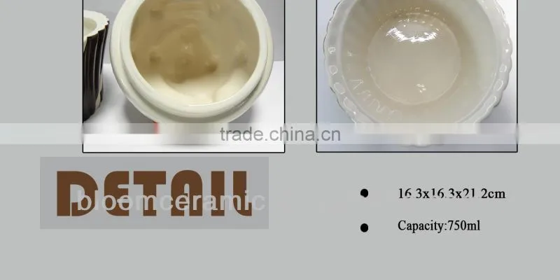 Handmade chinese honey jar