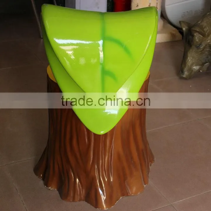 Cute fiberglass cartoon chair