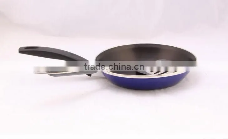 2014 High Quality Enamel Cast Iron Frying Pan