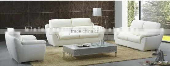 Bisini Genuine Leather Hotel Corner Sofa Set BG90489