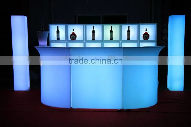 led furniture aluminum housing battery powered led light bar