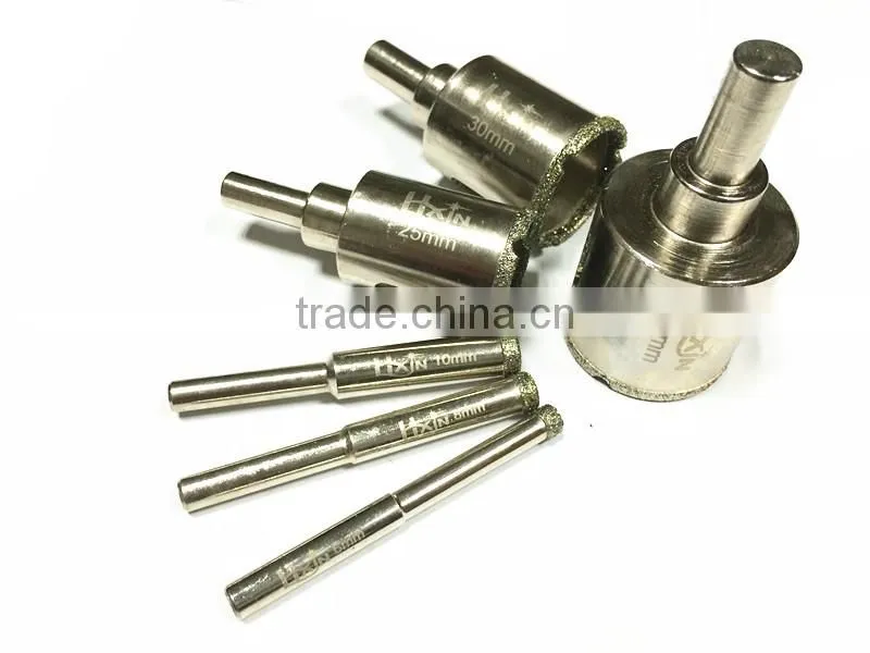 Hot sale Electroplated Diamond hole saw bits in different size for drilling marble