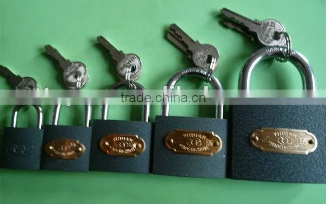 55mm thick grey iron padlock