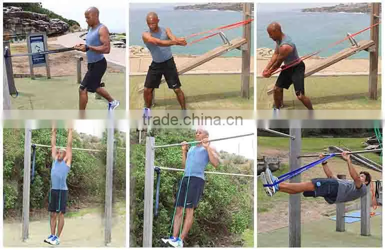 100% Latex loop Resistance bandsPull Up Power Lifting Jump Band natural latex Strength Resistance Band