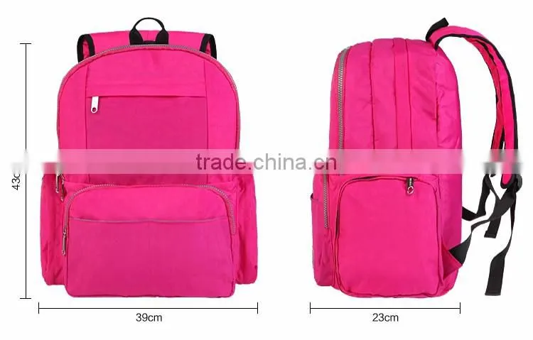 2015 new design multi-functional diaper bag