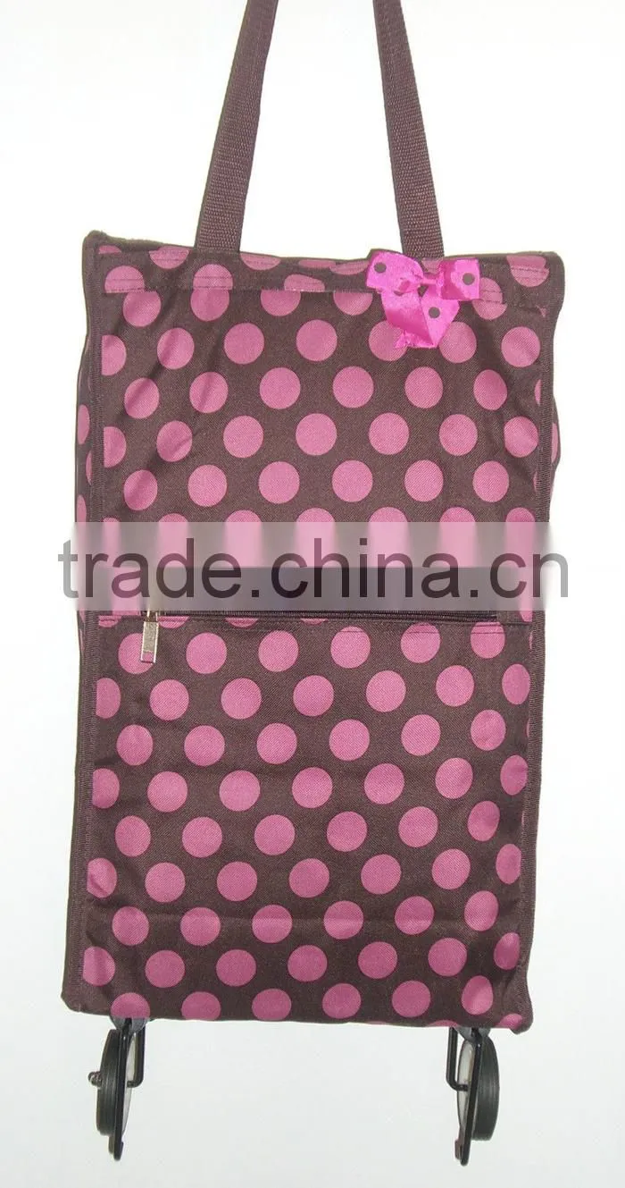 folding shopping trolley bag/Shopping Bag with Wheel