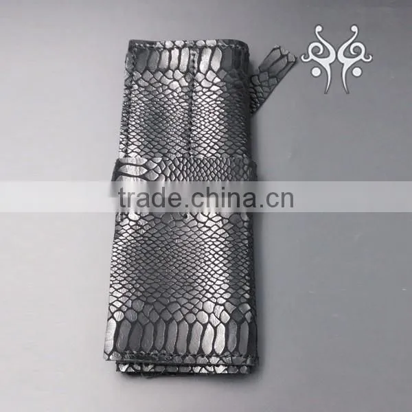 Leather Hair Scissor Shear Holster Pouch Holder Case for hairdresser with Waist Shoulder Belt