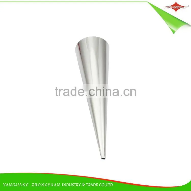ZY-F1412 3pcs stainless steel cream horn set small size cream horns