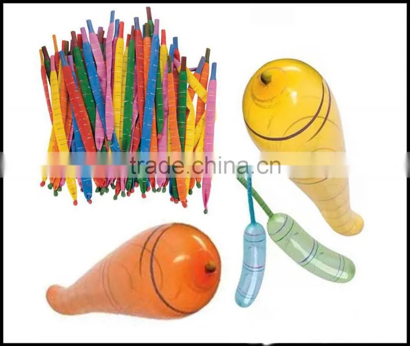 Hot Sale Colorful Latex Free Balloon Magic Rocket Balloon Long Shape Party Balloon