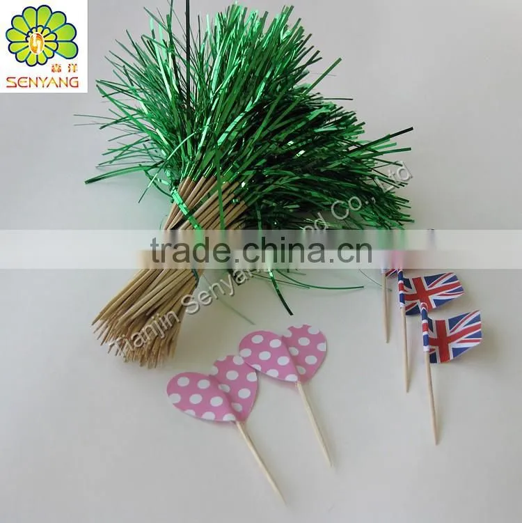 disposable BBQ skewer bamboo toothpick wooden toothpick