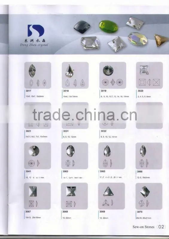 crystal fancy stone bead