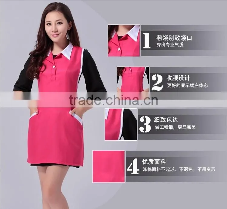 women beauty nail salon uniform for nail salon