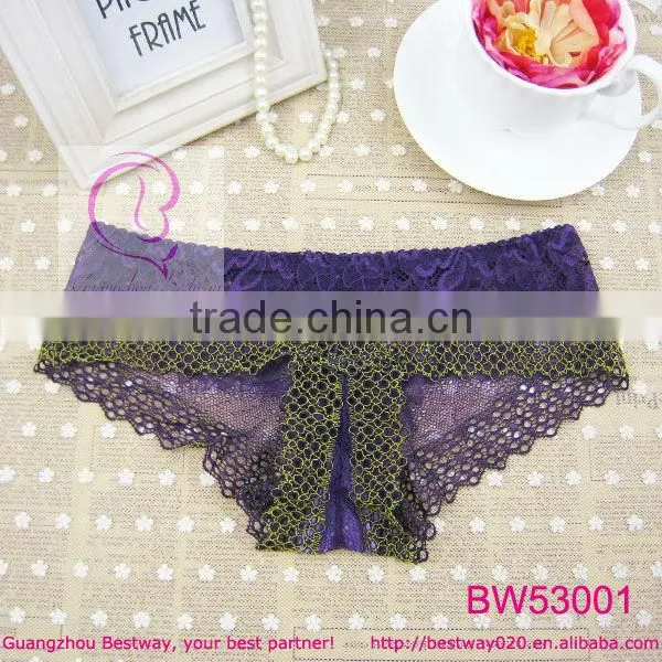 Open hot sexy girl photo mixed lace transparent panty in Apparel