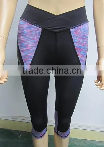 Wholesale New Custom Purple Women's Fitness Top Pants Short Sleeve Cycling Sports Wear