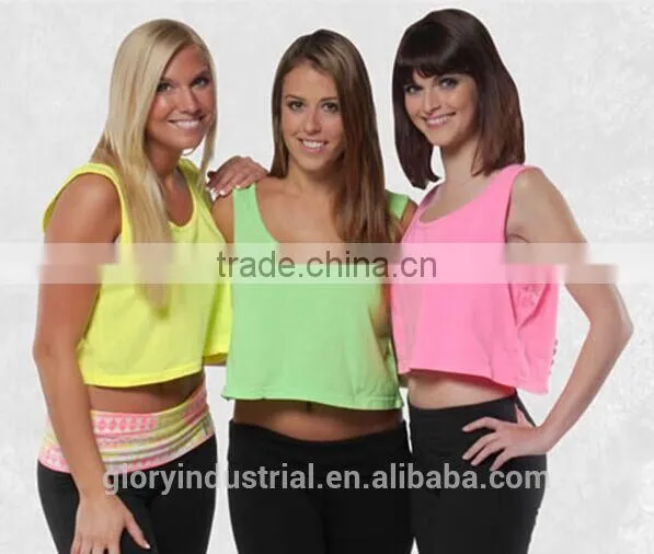Fashion Women Crop Top Plain