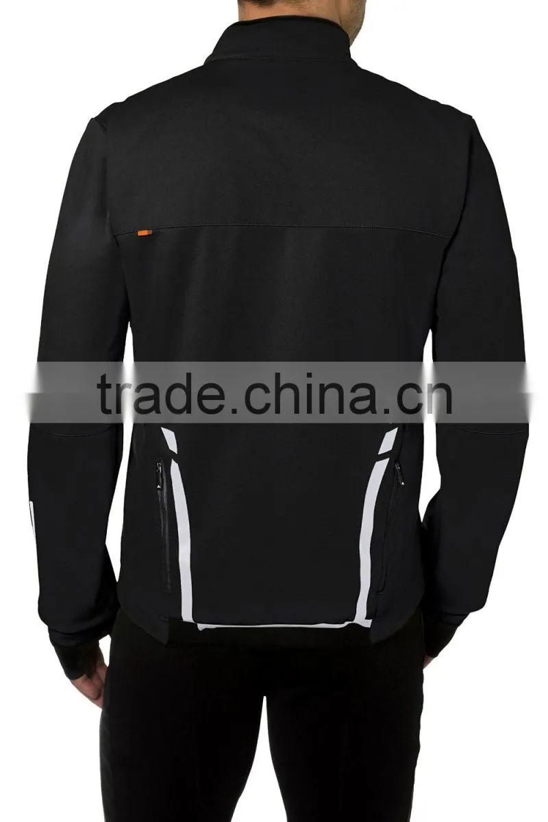 2016 men fashion long stylish cycling jacket with back pocket