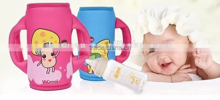baby feeder bag with handle/bottle warmer/neoprene infant bottle cover