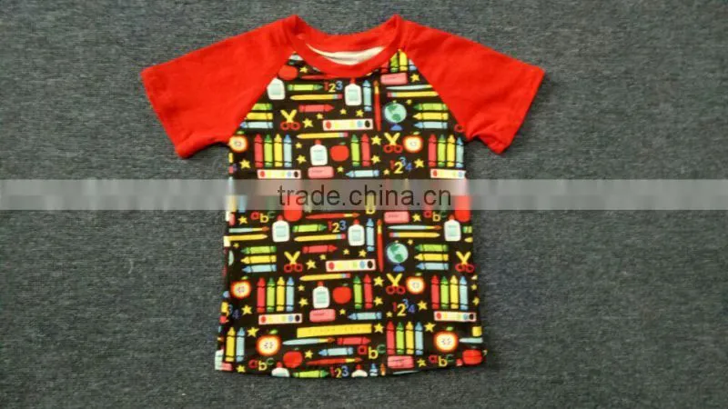 unique children festival print clothes in fall boutique girl long sleeves shirt remake