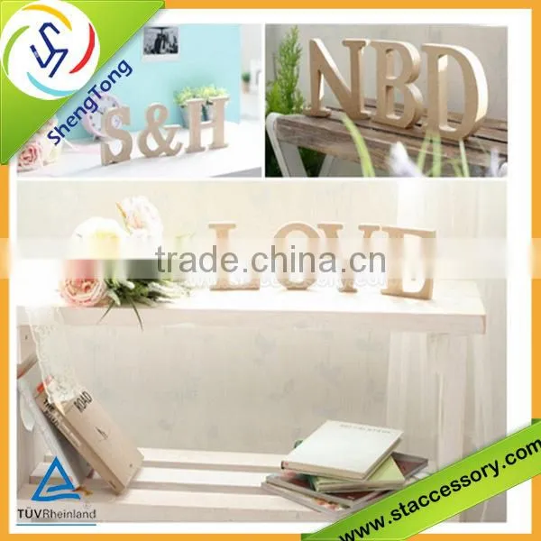 wholesale cheap wood letter alphabet room decor embellishment art