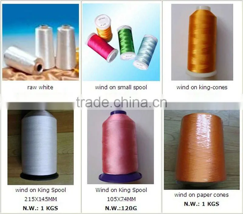 100% Polyester Embroidery Thread For Embroidery Design