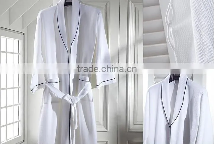 custom Adult waffle bathrobes
