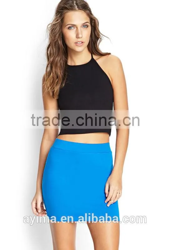 hot selling fashion designed blue sexy girls mini skirt photos