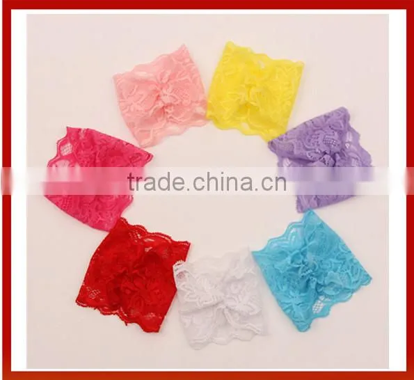 2015 New Fancy Lace Slap Wrist Band For Wedding/Rose Pattern Cotton Wide Elastic Lace Wrist Band
