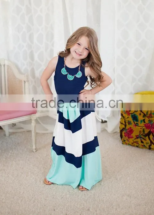 mommy and me maxi dresses strip dresses blue and white long dresses