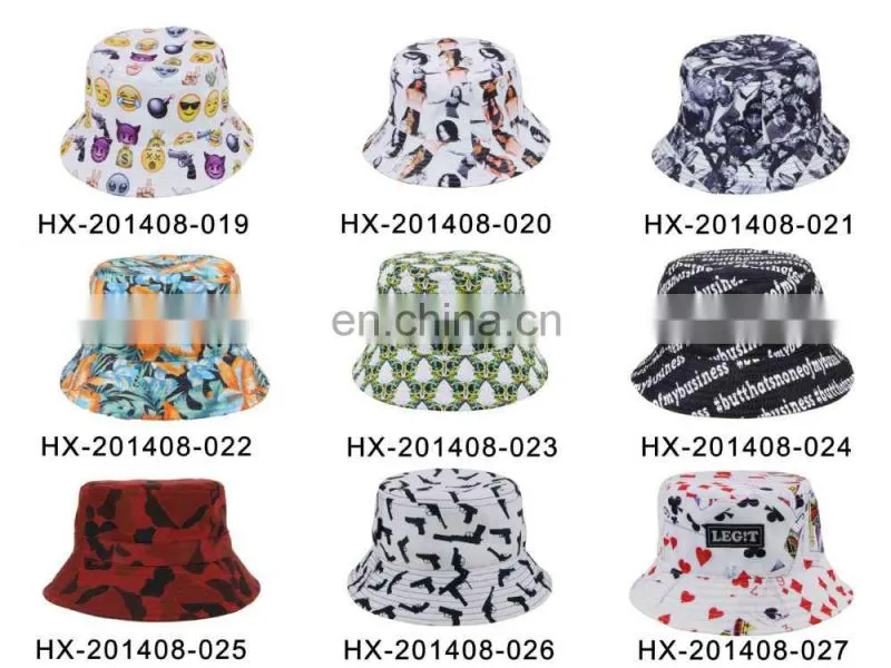 Colorful beach floral print bucket hat, womens hat, sunhat
