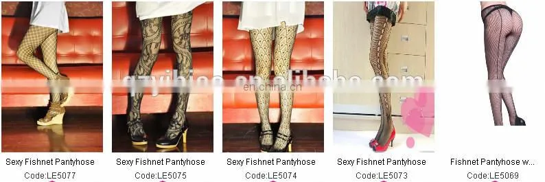 wholesale black fishnet japanese hot girls sexy stockings with bowknot