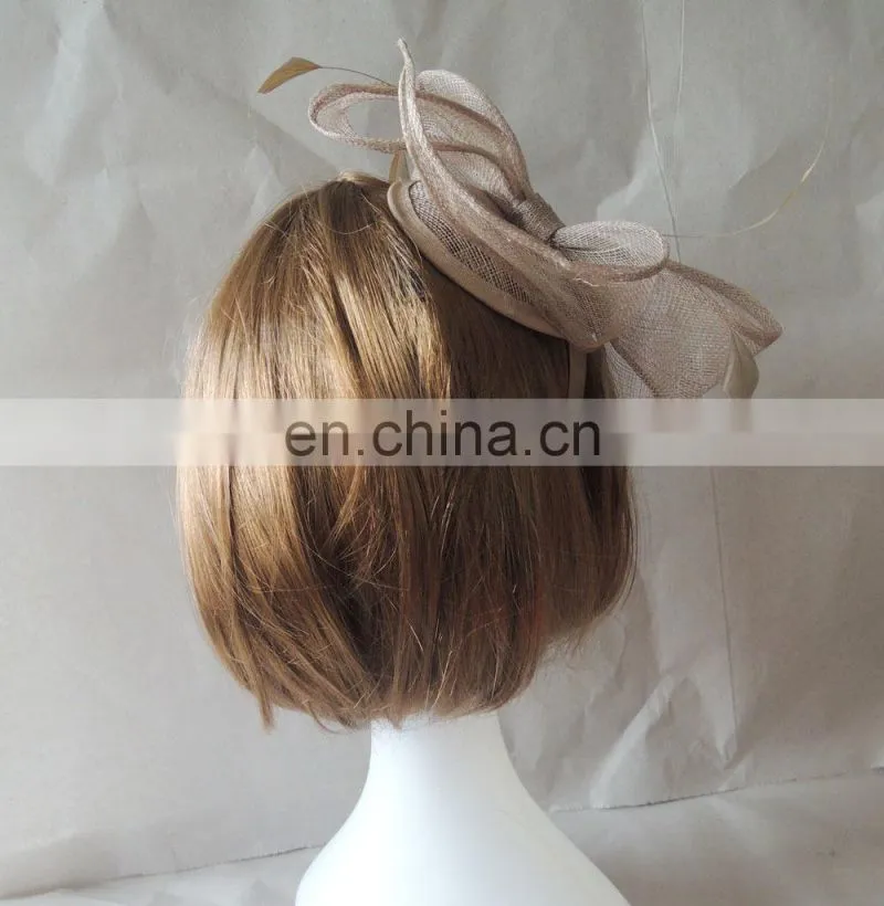 Wholesale Fascinator Disc Millinery Cocktail hair band accessory for women