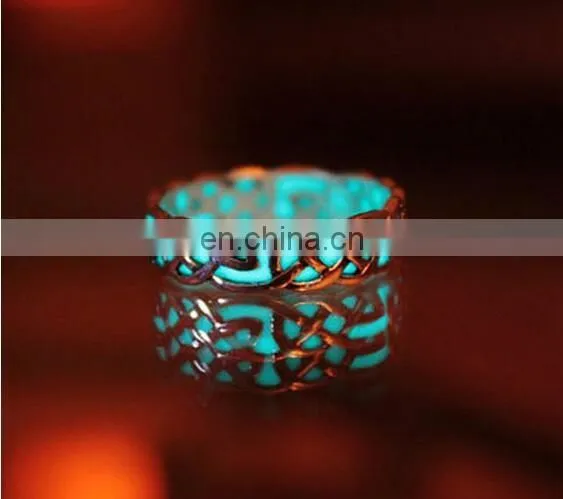 Carved Glow in the Dark Ring 7 Designs