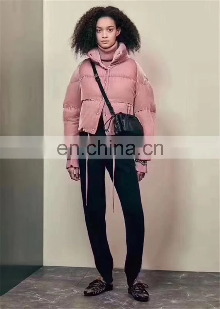 China Clothing Factory High Quality Duck Feather Lady Womens Winter Down Jacket